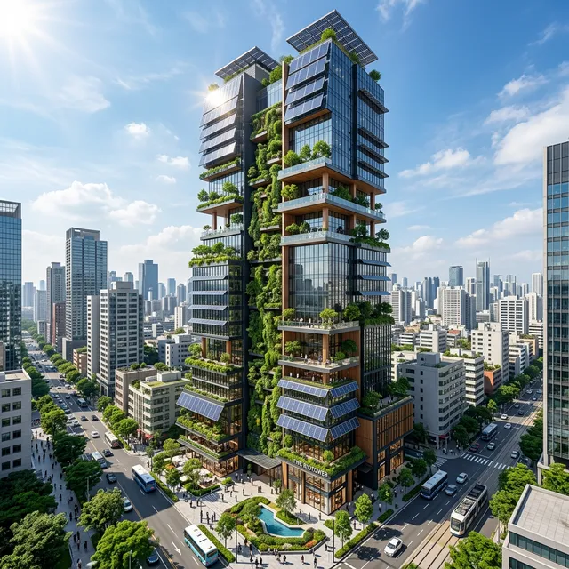 مباني خضراء مستدامة