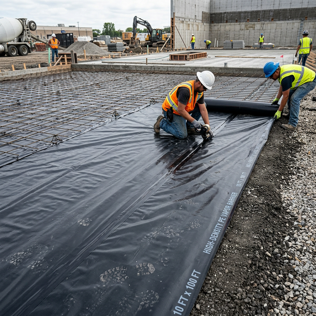 شيت PE بولي إيثيلين عازل للرطوبة